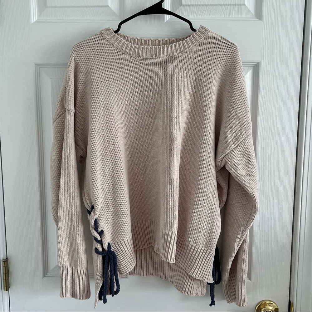 POL Tan sweater